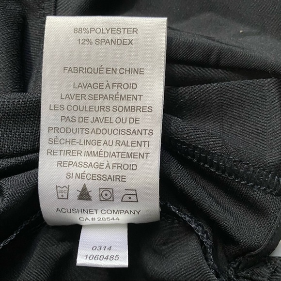 FootJoy Short Sleeve Golf Performance Polo Shirt Black Out Men’s Size Large - Picture 10 of 10